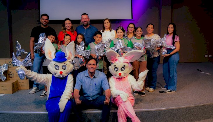 Prefeitura entrega mais de 7 mil ovos de Páscoa a estudantes da rede municipal