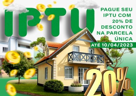 IPTU 2023: contribuintes que não receberam guias poderão emiti-las online ou presencialmente