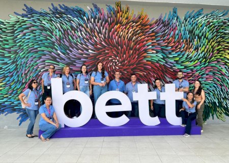 Equipe do Núcleo de Tecnologias Educacionais Municipal marca presença na Bett Educar Brasil 2023