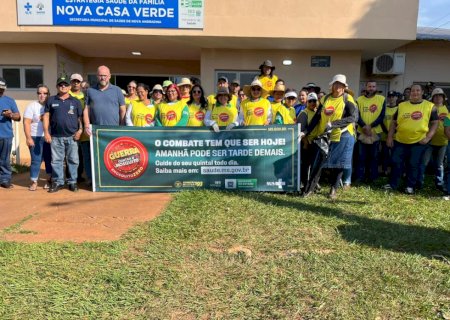 Mobilização contra o Aedes aegypti chega a Nova Casa Verde