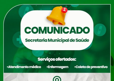 UBS de Nova Casa Verde manterá atendimento na segunda-feira