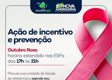Nova Andradina intensifica ações em prol da saúde da mulher