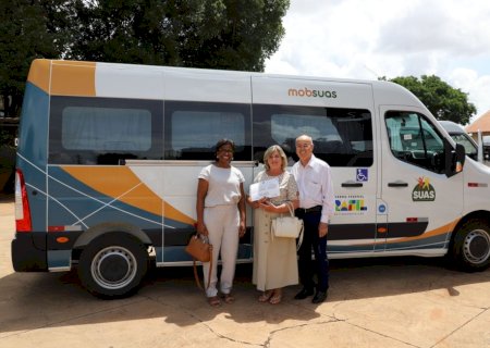 Nova Andradina recebe van adaptada para o Projeto Conviver