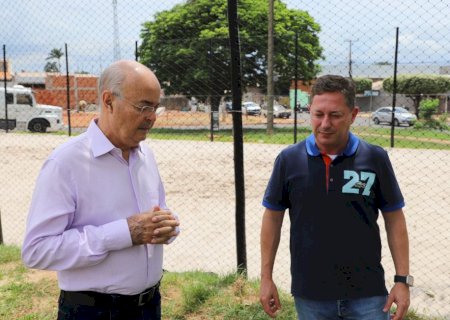 Nova Andradina investe em lazer e esporte com construção de quadras de beach tennis e pista de salto