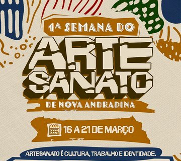 1ª Semana do Artesanato impulsionará economia criativa de Nova Andradina