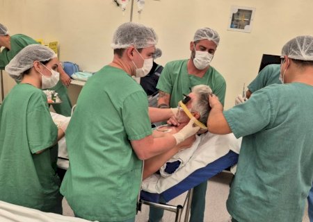 Hospital Regional de Três Lagoas realiza 1ª cirurgia cerebral pelo SUS para tratar Parkinson em MS