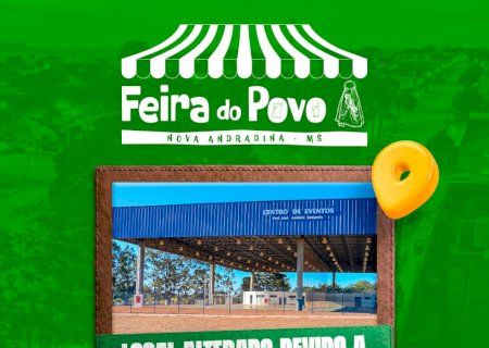 Feira do Povo acontecerá no Centro de Eventos nesta quinta-feira